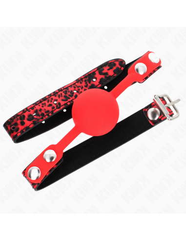 KINK - MORDAZA DE BOLA 4 CM DE SILICONA MODELO 2 60 x 2 CM