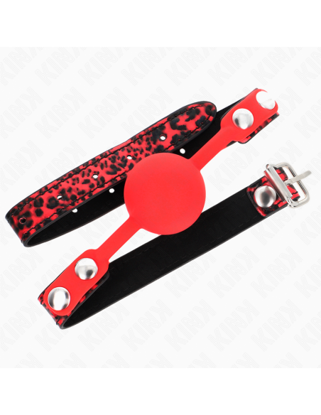 KINK - MORDAZA DE BOLA 4 CM DE SILICONA MODELO 2 60 x 2 CM