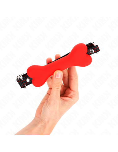 KINK - MORDAZA DE HUESO 12 CM ROJO 63 x 2 CM