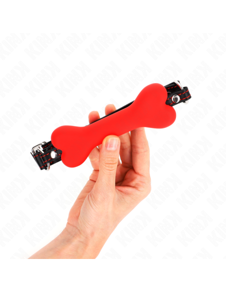 KINK - MORDAZA DE HUESO 12 CM ROJO 63 x 2 CM