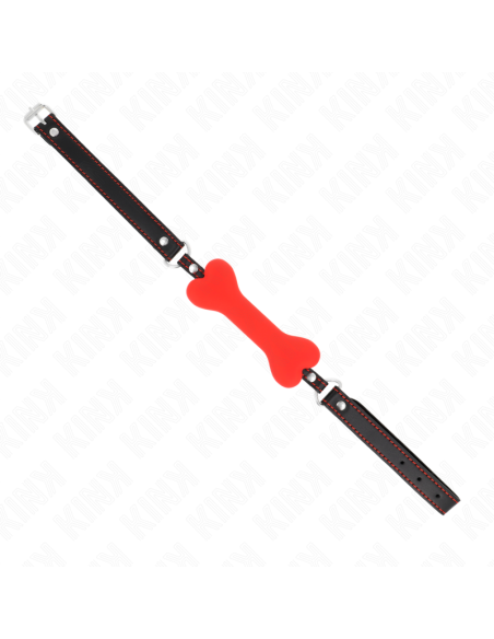 KINK - MORDAZA DE HUESO 12 CM ROJO 63 x 2 CM