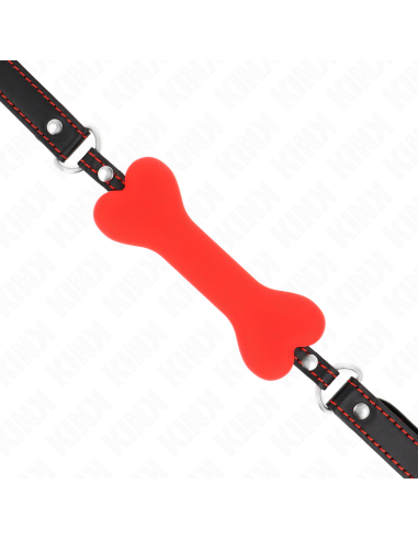 KINK - MORDAZA DE HUESO 12 CM ROJO 63 x 2 CM