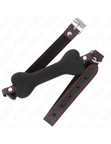 KINK - MORDAZA DE HUESO 12 CM NEGRO 63 x 2 CM