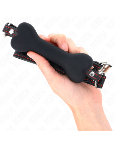 KINK - MORDAZA DE HUESO 12 CM NEGRO 63 x 2 CM