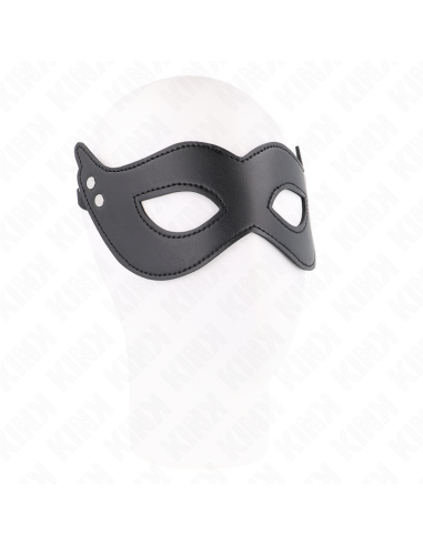 KINK - MÁSCARA DE POLIPIEL CON REMACHES MODELO 1 26 x 8 CM