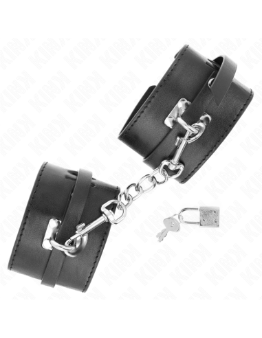 KINK - MUÑEQUERAS DELUXE CON CIERRE DE CANDADO AJUSTABLE 14.5-21 CM X 6 CM