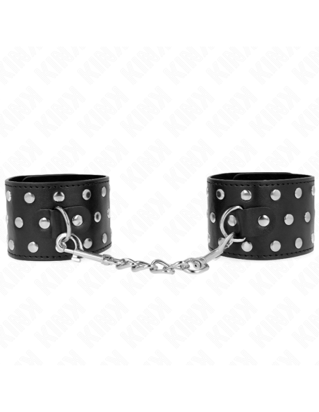 KINK - MUÑEQUERAS ESTILO PUNK AJUSTABLE 19-24 CM X 5.5 CM