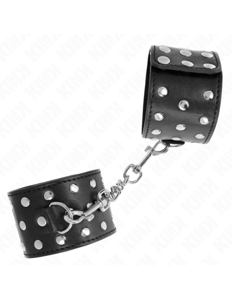 KINK - MUÑEQUERAS ESTILO PUNK AJUSTABLE 19-24 CM X 5.5 CM