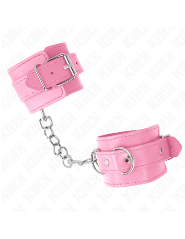 KINK - MUÑEQUERAS SENCILLAS ROSA AJUSTABLE 20-23 CM X 5.5 CM