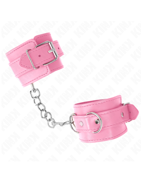 KINK - MUÑEQUERAS SENCILLAS ROSA AJUSTABLE 20-23 CM X 5.5 CM