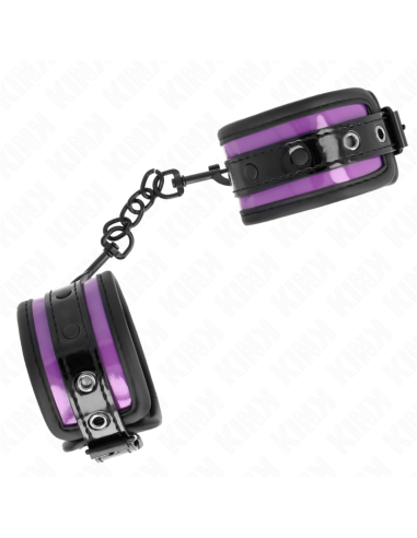 KINK - MUÑEQUERAS NEOPRENO LILA AJUSTABLE 21-28 CM X 5 CM