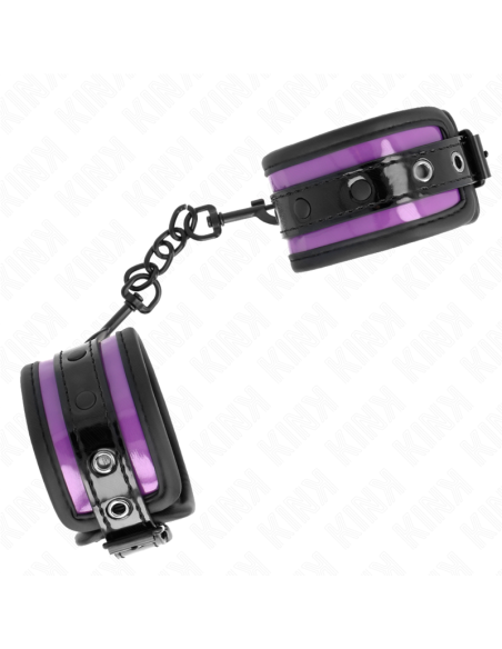 KINK - MUÑEQUERAS NEOPRENO LILA AJUSTABLE 21-28 CM X 5 CM