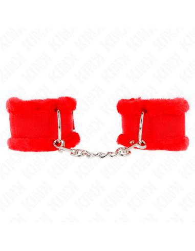 KINK - MUÑEQUERAS FORRADA ROJO AJUSTABLE 17-31 CM X 7 CM