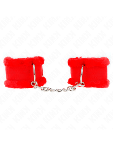KINK - MUÑEQUERAS FORRADA ROJO AJUSTABLE 17-31 CM X 7 CM