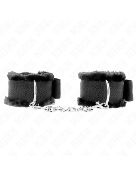 KINK - MUÑEQUERAS FORRADA NEGRO AJUSTABLE 17-31 CM X 7 CM