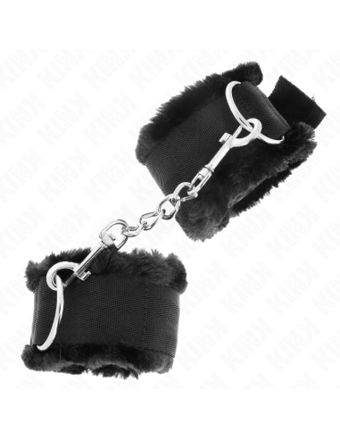 KINK - MUÑEQUERAS FORRADA NEGRO AJUSTABLE 17-31 CM X 7 CM