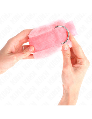 KINK - MUÑEQUERAS FORRADA ROSA AJUSTABLE 17-31 CM X 7 CM