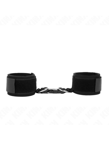 KINK - MUÑEQUERAS NEOPRENO CON CIERRE DE GANCHO NEGRO AJUSTABLE 22-34 CM