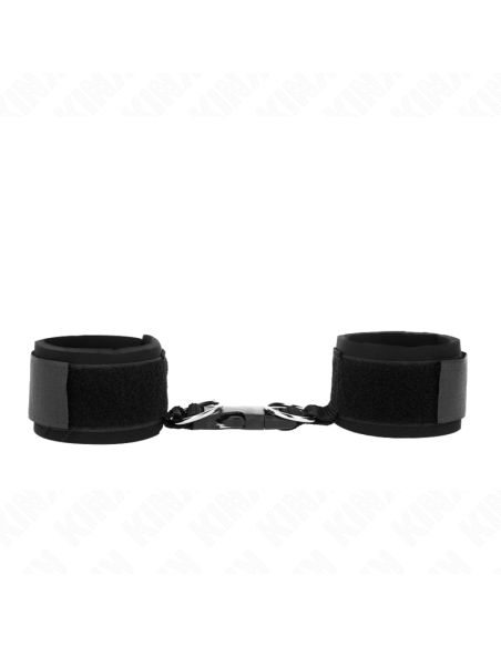 KINK - MUÑEQUERAS NEOPRENO CON CIERRE DE GANCHO NEGRO AJUSTABLE 22-34 CM