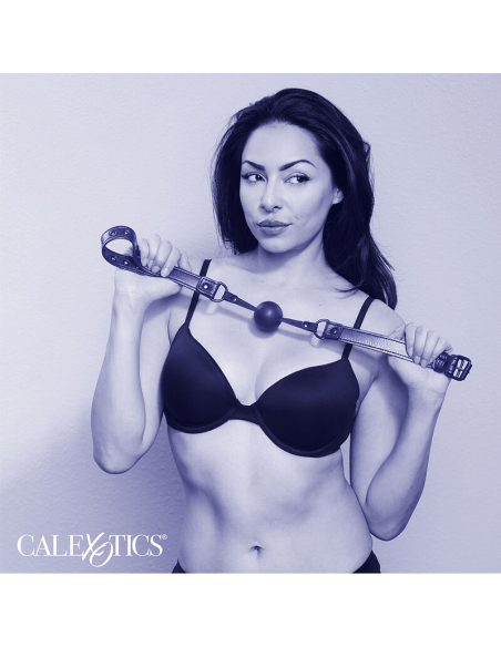CALEXOTICS - NOCTURNAL MORDAZA DE BOLA SILICONA NEGRO