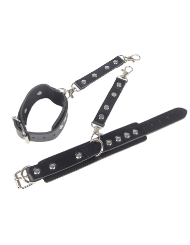 SUBBLIME - 953690 ESPOSAS CON CINTURÓN BONDAGE NEGRO TALLA ÚNICA