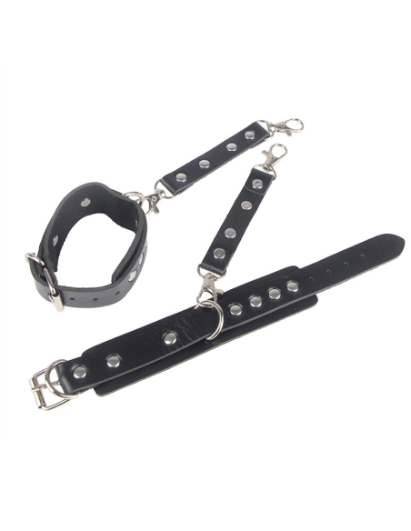 SUBBLIME - 953690 ESPOSAS CON CINTURÓN BONDAGE NEGRO TALLA ÚNICA