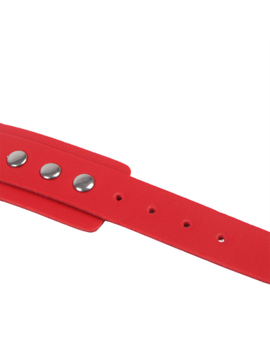 SUBBLIME - 953706 ESPOSAS CON CINTURÓN BONDAGE ROJO TALLA ÚNICA