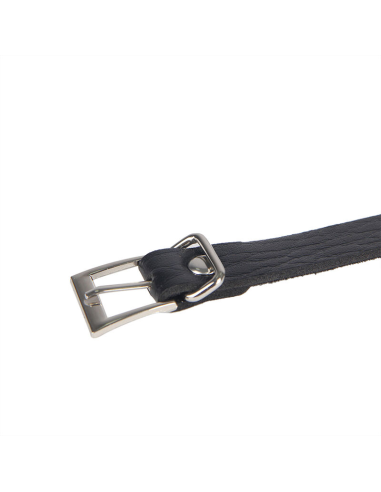 SUBBLIME - 953713 CINTURÓN DE BONDAGE PUNK HEBILLA METAL NEGRO TALLA ÚNICA