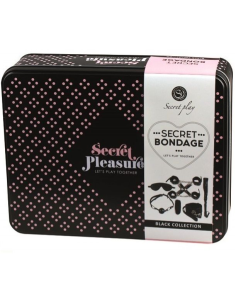 SECRETPLAY - BDSM SET 8 PCS NEGRO