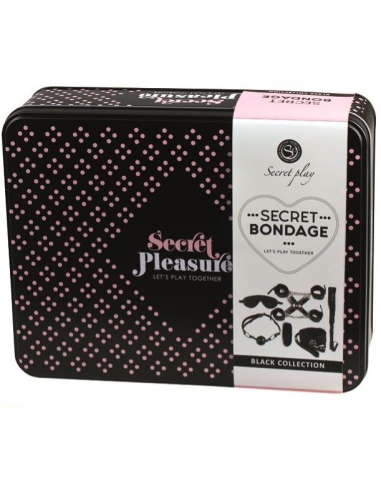 SECRETPLAY - BDSM SET 8 PCS NEGRO