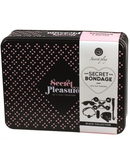 SECRETPLAY - BDSM SET 8 PCS NEGRO