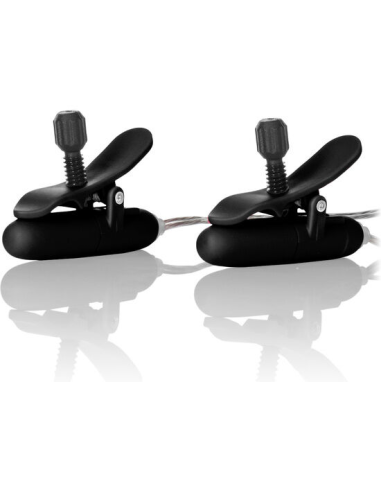 CALEXOTICS - PINZAS CON VIBRACIÓN NEGRO