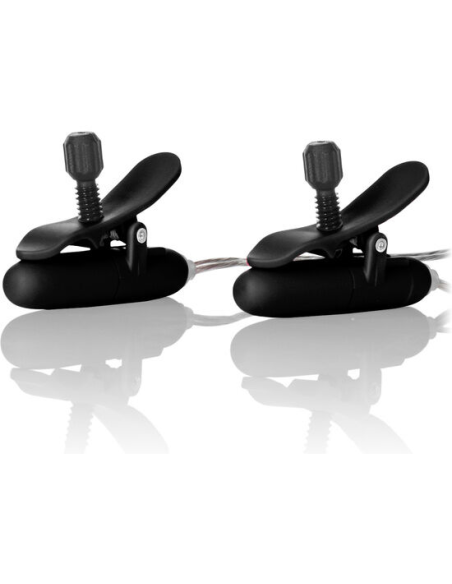 CALEXOTICS - PINZAS CON VIBRACIÓN NEGRO