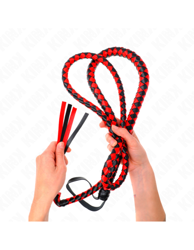 KINK - LÁTIGO DE SERPIENTE LARGO ROJO 210 CM