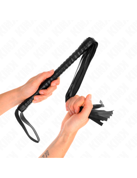 KINK - LÁTIGO CON MANGO TEXTURIZADO NEGRO 48.5 CM