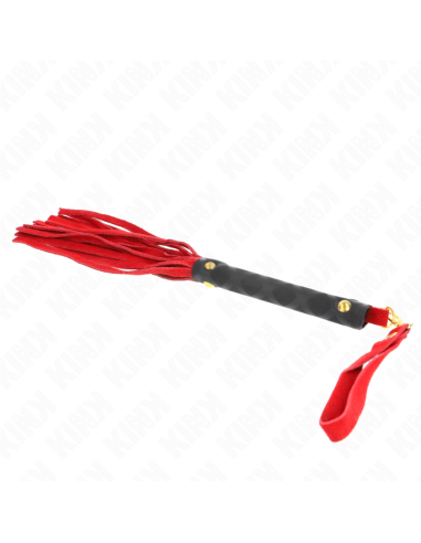 KINK - LÁTIGO MINI PIEL DE ANTE ROJO 30 CM