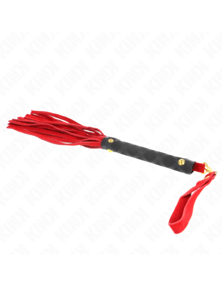 KINK - LÁTIGO MINI PIEL DE ANTE ROJO 30 CM