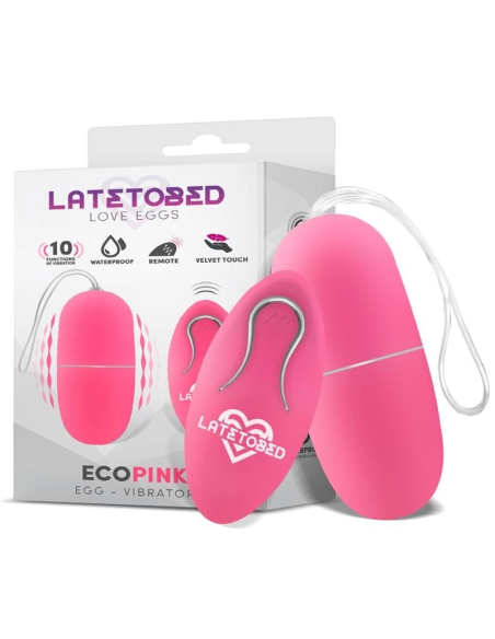LATETOBED - ECO Huevo Vibrador con Control Remoto | SEXPLACE.MX