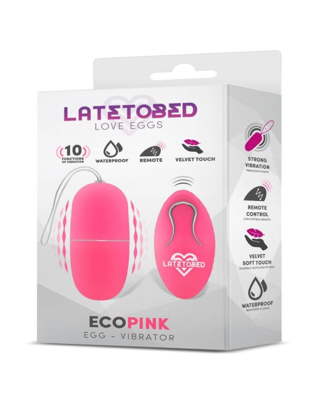 LATETOBED - ECO Huevo Vibrador con Control Remoto | SEXPLACE.MX