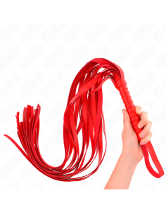 KINK - LÁTIGO DE COLA LARGA Y MANGO CORTO ROJO 70 CM