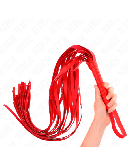 KINK - LÁTIGO DE COLA LARGA Y MANGO CORTO ROJO 70 CM