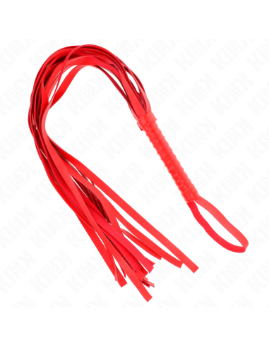 KINK - LÁTIGO DE COLA LARGA Y MANGO CORTO ROJO 70 CM