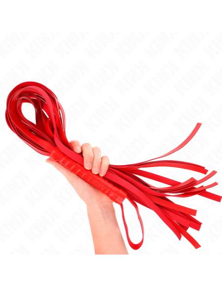 KINK - LÁTIGO DE COLA LARGA Y MANGO CORTO ROJO 70 CM