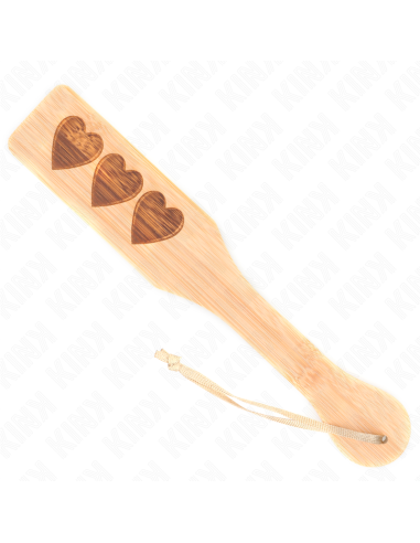 KINK - PALA DE BAMBÚ DISEÑO CORAZÓN 32 X 5.5 CM