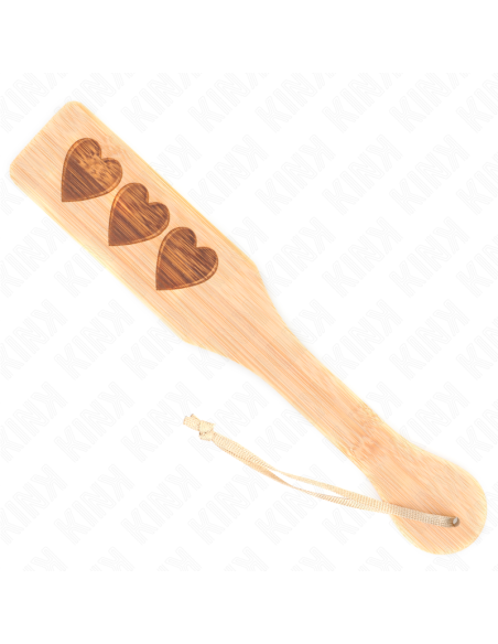 KINK - PALA DE BAMBÚ DISEÑO CORAZÓN 32 X 5.5 CM