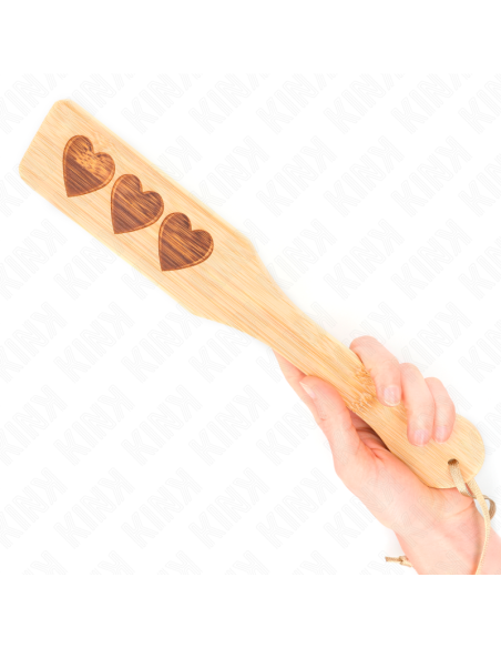 KINK - PALA DE BAMBÚ DISEÑO CORAZÓN 32 X 5.5 CM