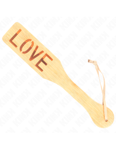 KINK - PALA DE BAMBÚ PALABRA LOVE 32 X 5.5 CM