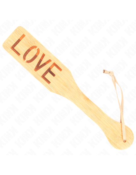 KINK - PALA DE BAMBÚ PALABRA LOVE 32 X 5.5 CM