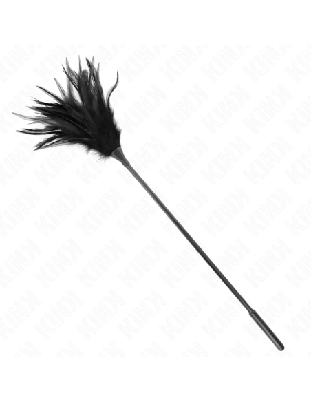 KINK - PLUMAS MÚLTIPLES PARA COSQUILLAS NEGRO 45 CM