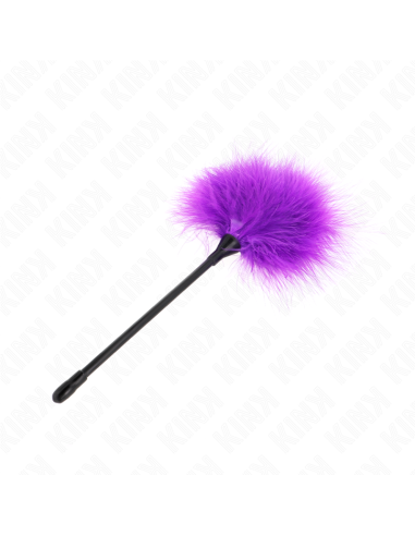 KINK - PLUMAS PARA COSQUILLAS MORADO USADO PARA EL KIT BONDAGE 27 CM